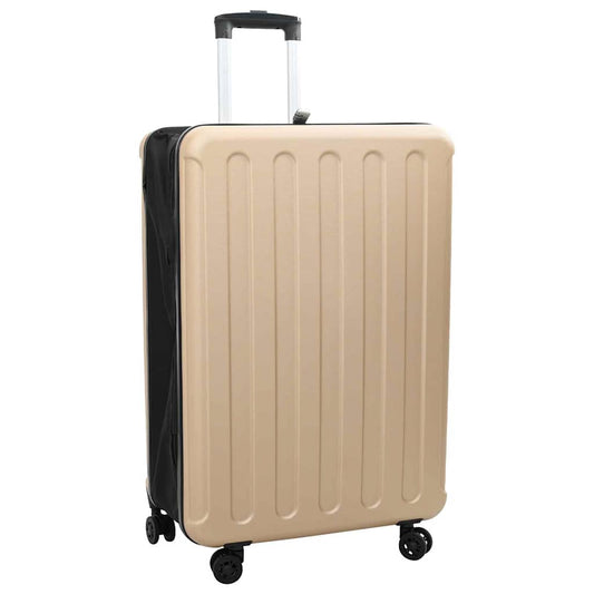 vidaXL Suitcase Folding Champagne 50 x 30 x 76 cm ABS Plastic - Beige