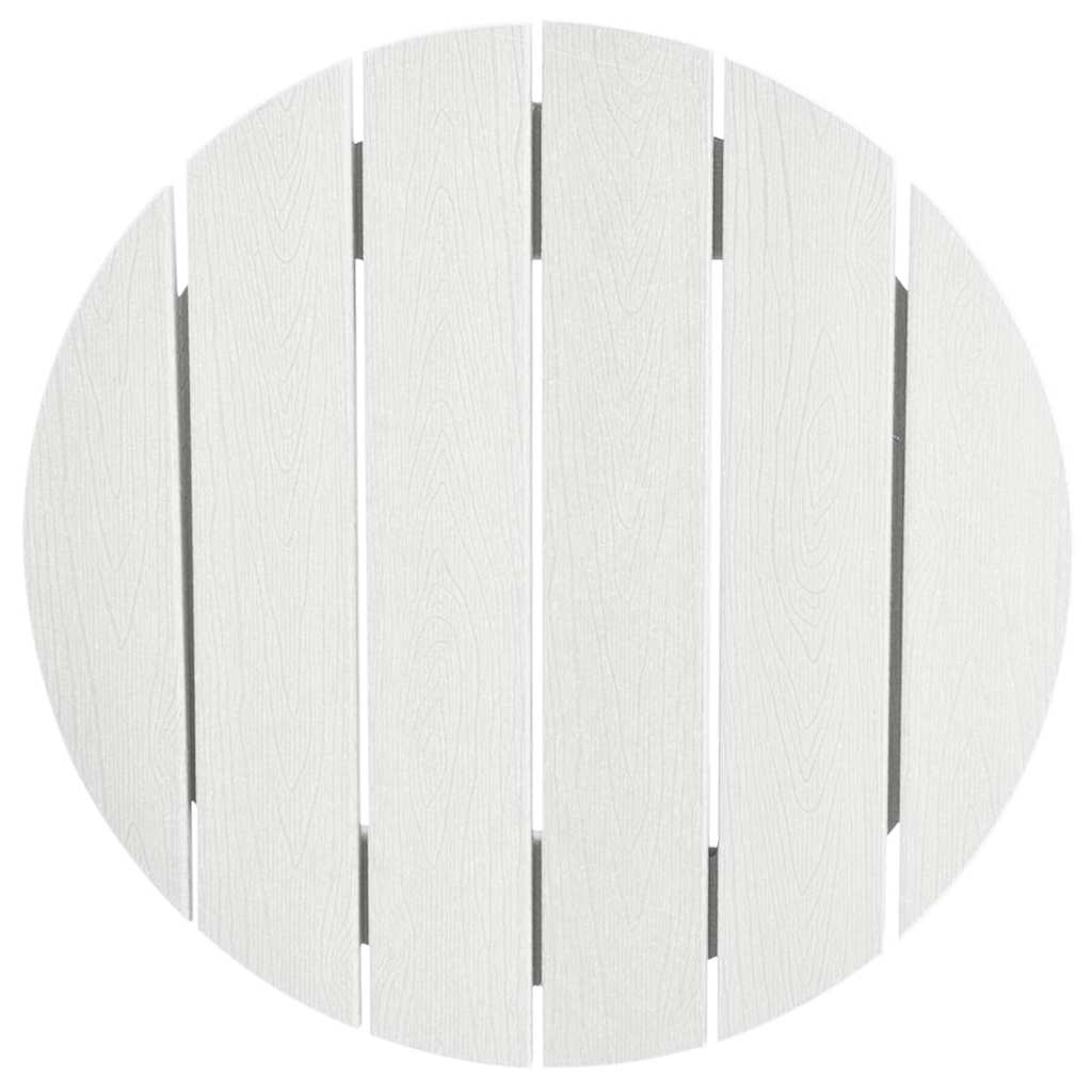 vidaXL Bar Table White 55 x 55 x 107 cm Polyethylene