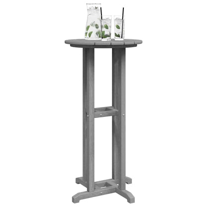 vidaXL Bar Table Light Grey 55 x 55 x 107 cm Polyethylene