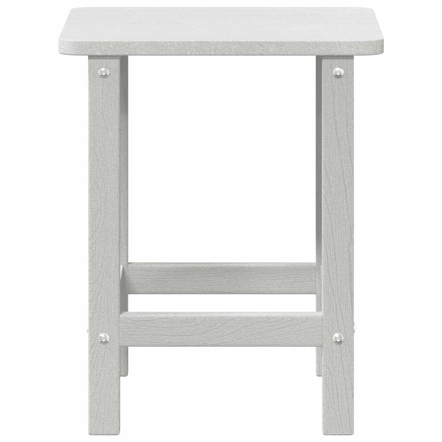 vidaXL Side Table White 38 x 38 x 46 cm Polyethylene