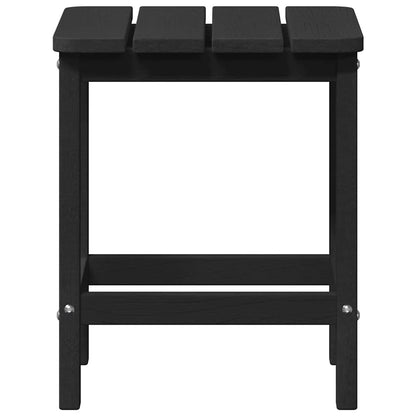 vidaXL Side Table Black 38 x 38 x 46 cm Polyethylene