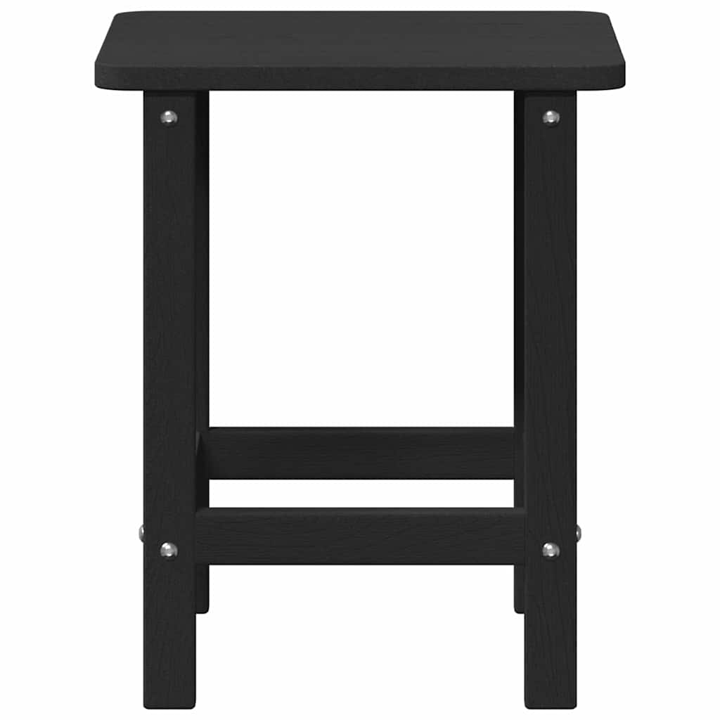 vidaXL Side Table Black 38 x 38 x 46 cm Polyethylene