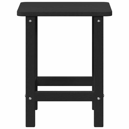 vidaXL Side Table Black 38 x 38 x 46 cm Polyethylene
