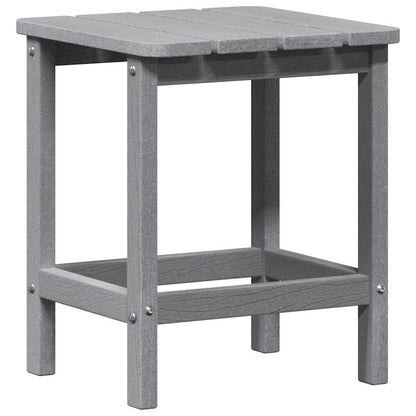 vidaXL Side Table Light Grey 38 x 38 x 46 cm Polyethylene