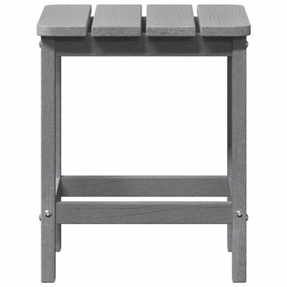 vidaXL Side Table Light Grey 38 x 38 x 46 cm Polyethylene