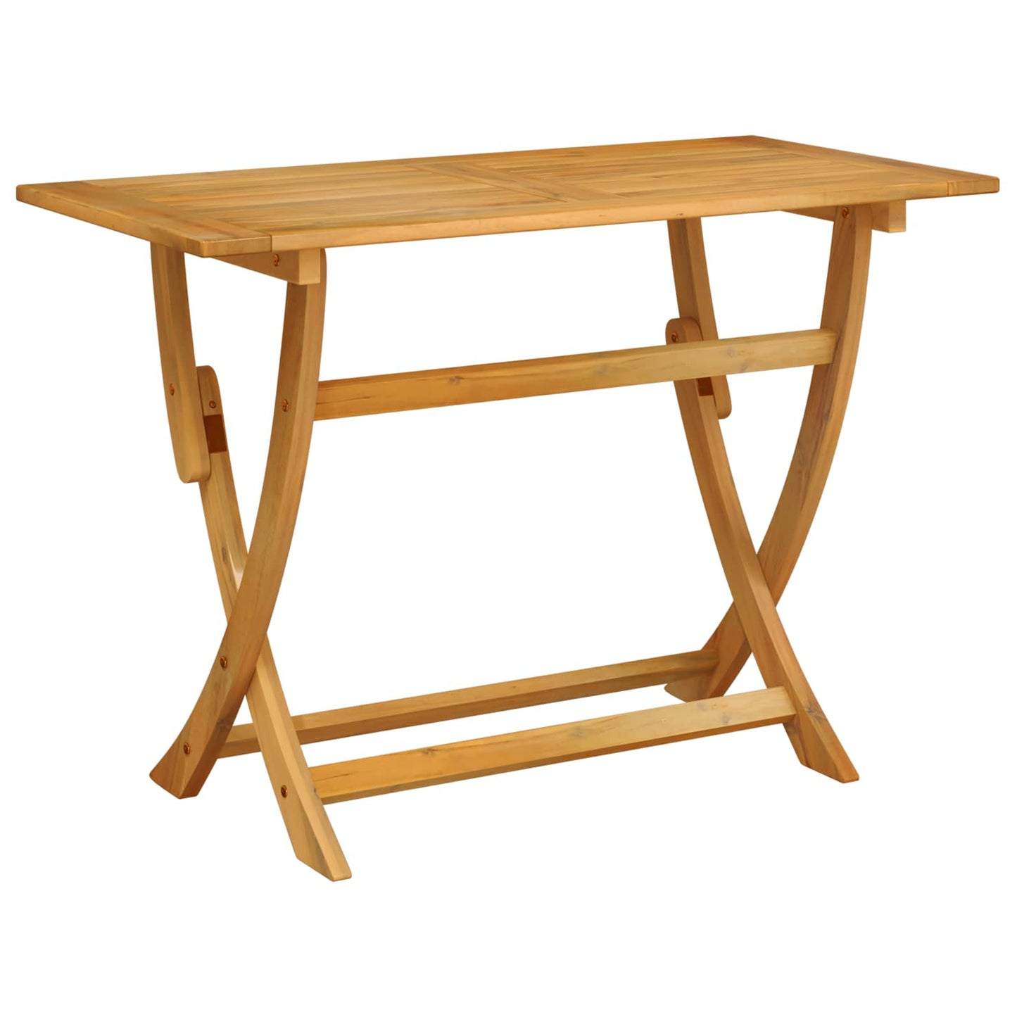vidaXL Sydney Rectangle Table Brown 110 x 55 x 75 cm Solid Acacia Wood