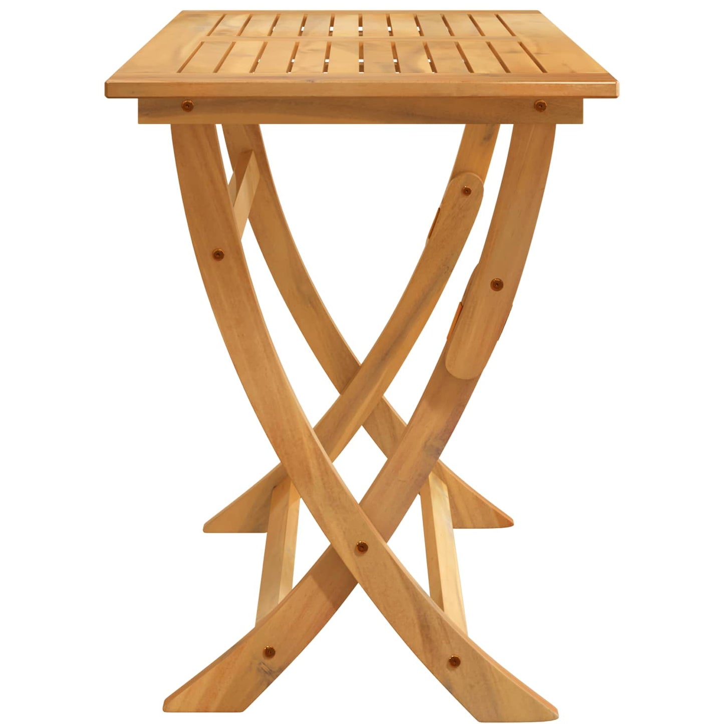 vidaXL Sydney Rectangle Table Brown 110 x 55 x 75 cm Solid Acacia Wood