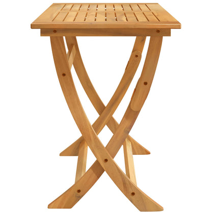 vidaXL Sydney Rectangle Table Brown 110 x 55 x 75 cm Solid Acacia Wood