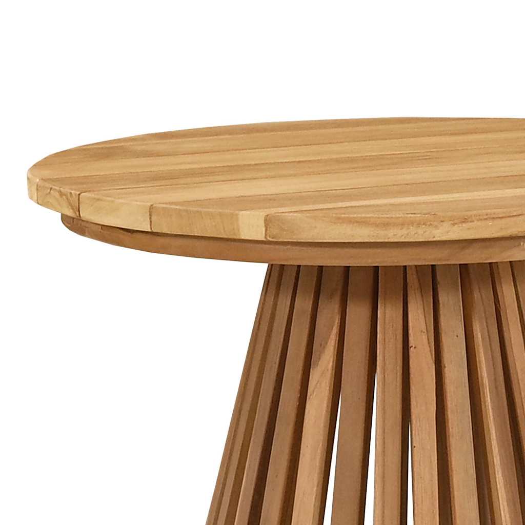 vidaXL Side Table Brown 50 x 50 x 49.5 cm Solid Teak Wood