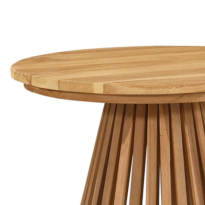 vidaXL Side Table Brown 50 x 50 x 49.5 cm Solid Teak Wood