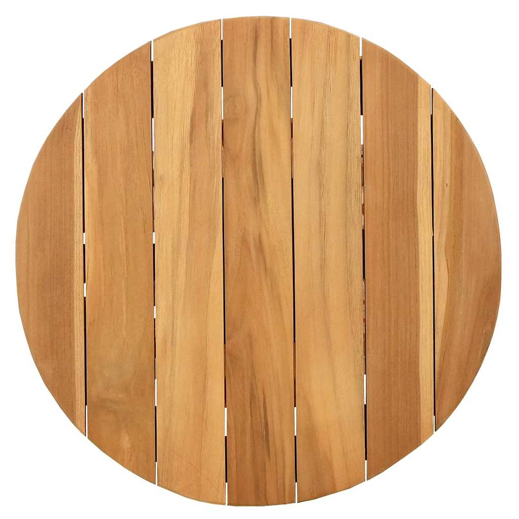 vidaXL Side Table Brown 50 x 50 x 49.5 cm Solid Teak Wood