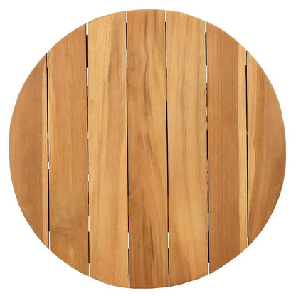 vidaXL Side Table Brown 50 x 50 x 49.5 cm Solid Teak Wood