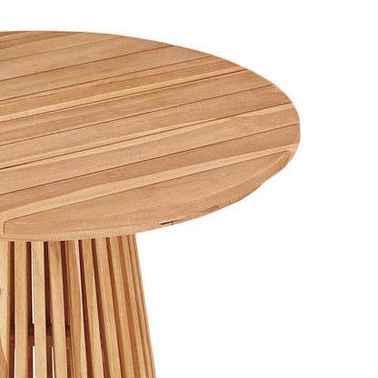 vidaXL Side Table Brown 70 x 70 x 75 cm Solid Teak Wood
