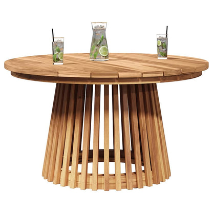 vidaXL Side Table Brown 70 x 70 x 40 cm Solid Teak Wood