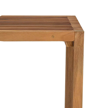 vidaXL Garden Side Table Brown 50 x 32.5 x 35 cm Solid Teak Wood
