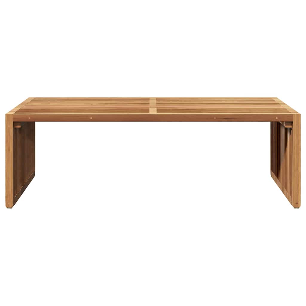 vidaXL Garden Side Table Brown 110 x 55 x 35.5 cm Solid Teak Wood