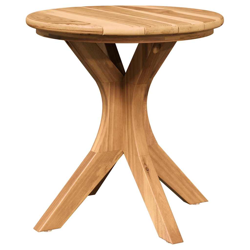 vidaXL Side Table Brown 40 x 40 x 41 cm Solid Teak Wood
