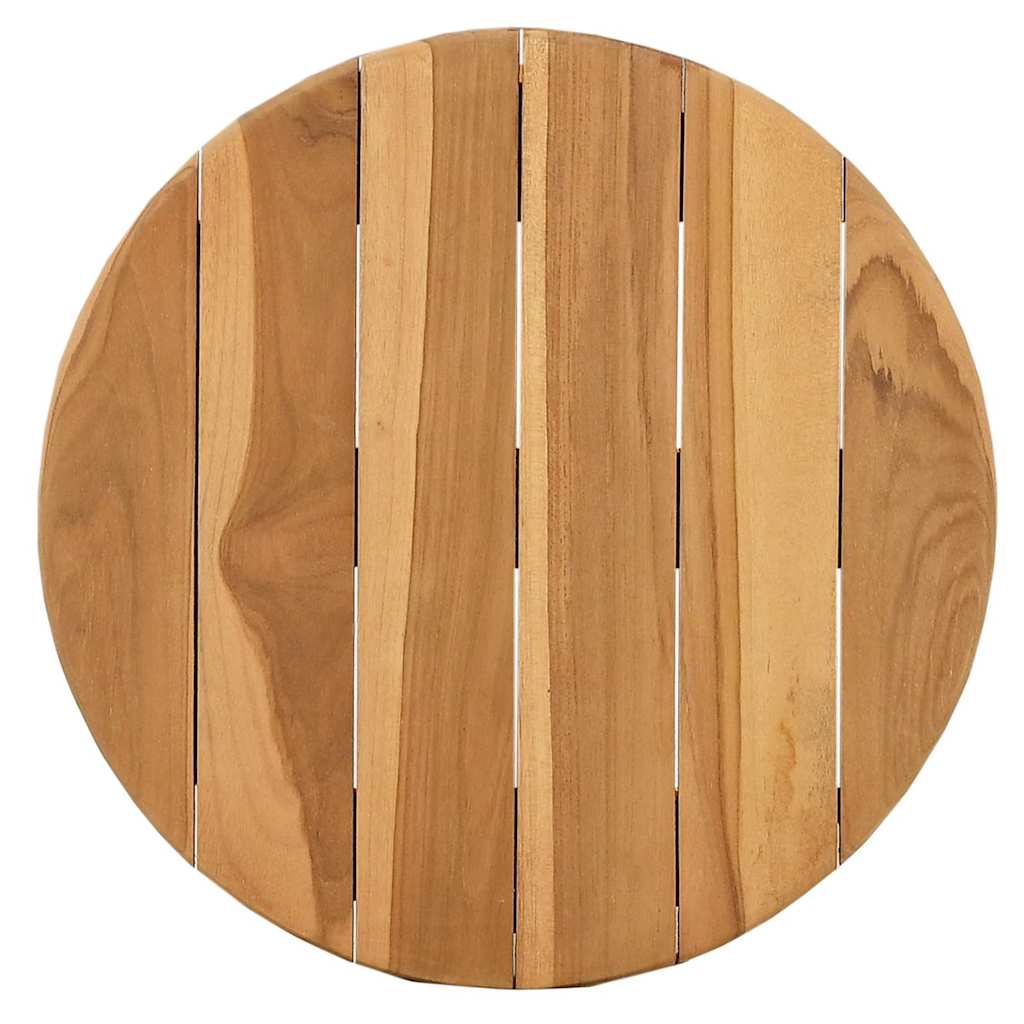 vidaXL Side Table Brown 40 x 40 x 41 cm Solid Teak Wood