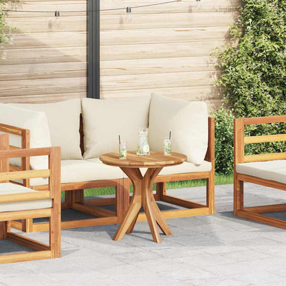 vidaXL Side Table Brown 55 x 55 x 51 cm Solid Teak Wood