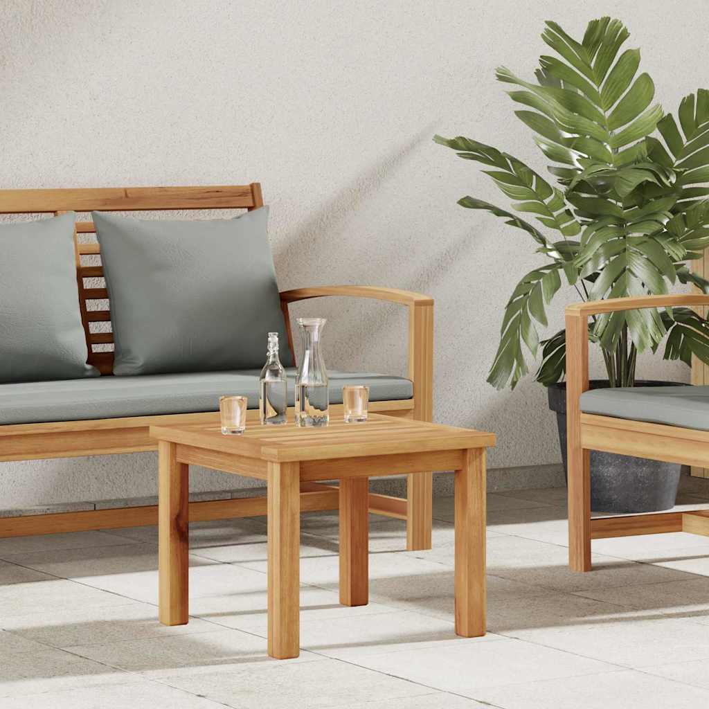 vidaXL Coffee Table Brown 45 x 45 x 36 cm Solid Teak Wood