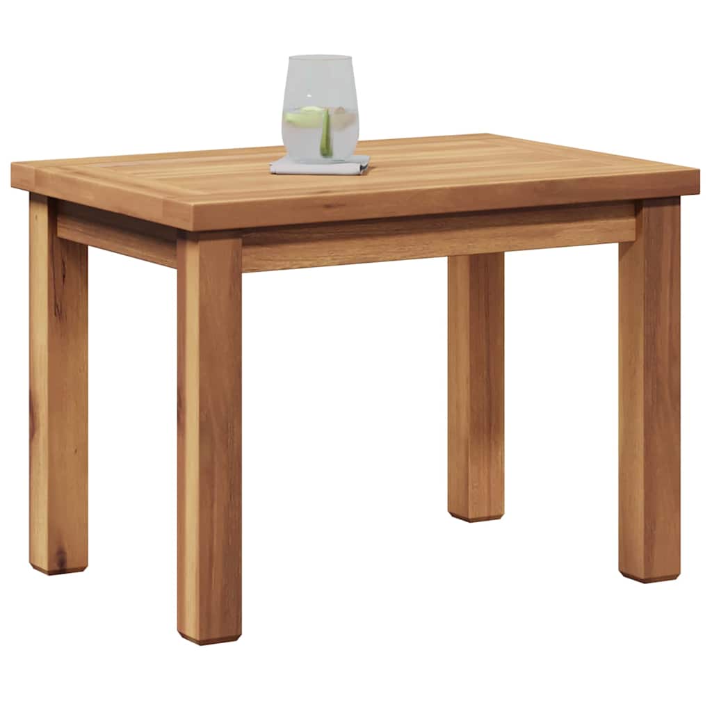 vidaXL Coffee Table Brown 50 x 35 x 36 cm Solid Teak Wood