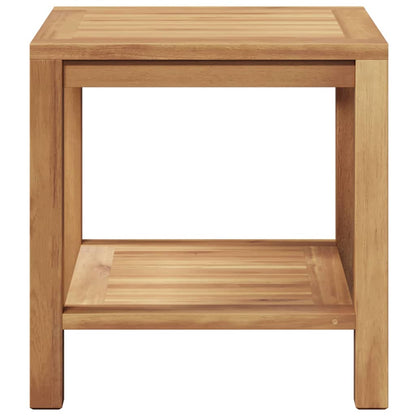 vidaXL Coffee Table with Storage Brown 45 x 45 x 45 cm Solid Teak Wood
