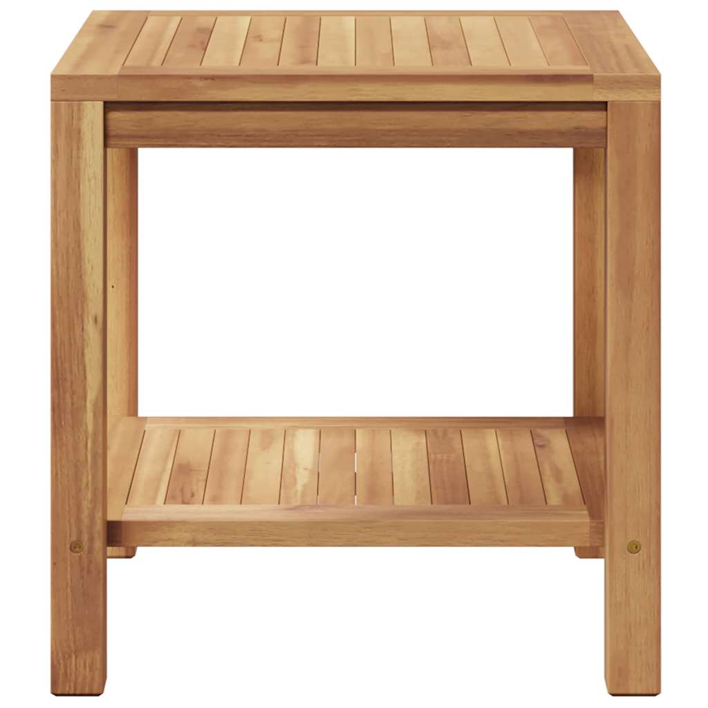 vidaXL Coffee Table with Storage Brown 45 x 45 x 45 cm Solid Teak Wood