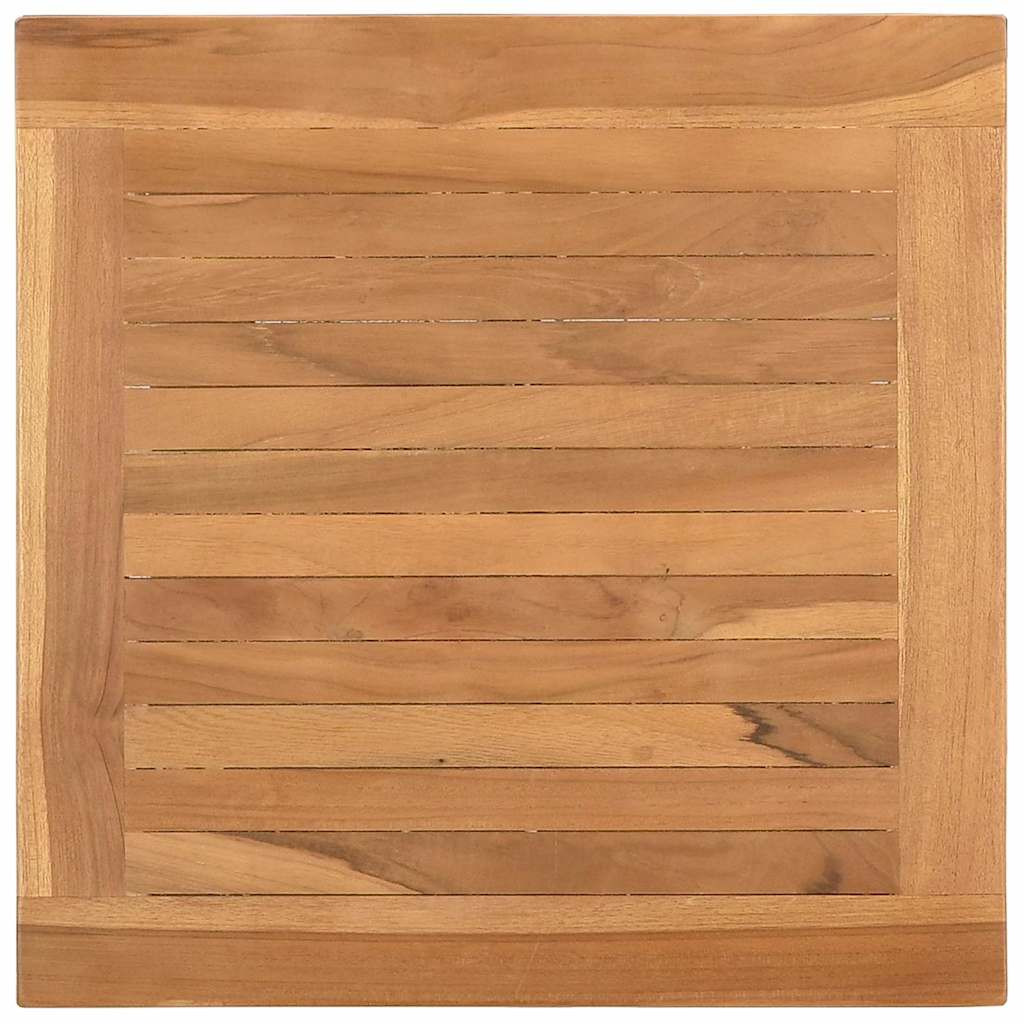 vidaXL Coffee Table with Storage Brown 45 x 45 x 45 cm Solid Teak Wood