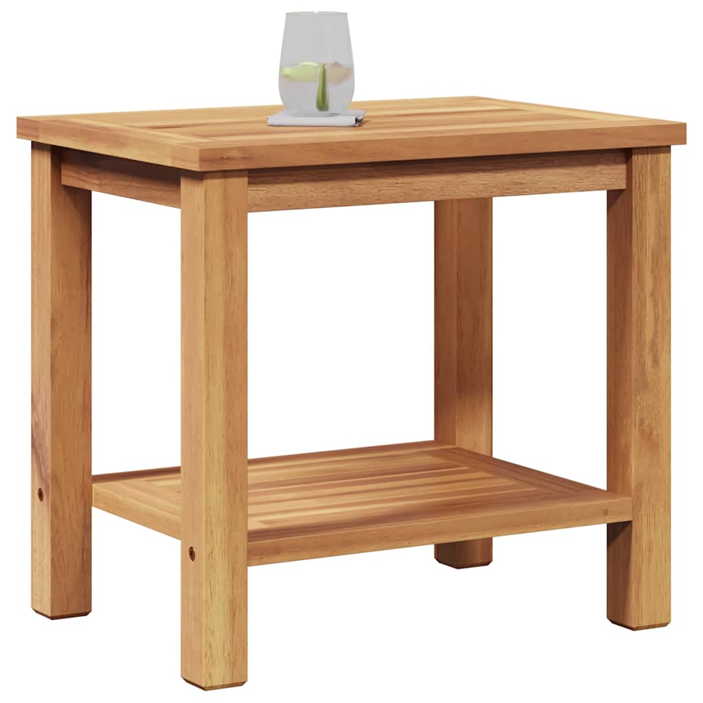 vidaXL Coffee Table with Storage Brown 50 x 35 x 45 cm Solid Teak Wood