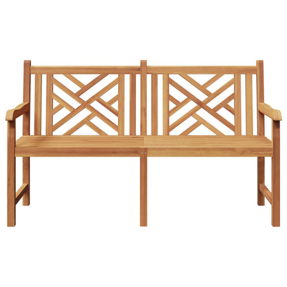vidaXL Garden Bench 150 x 60 x 90 cm Solid Teak Wood - Brown