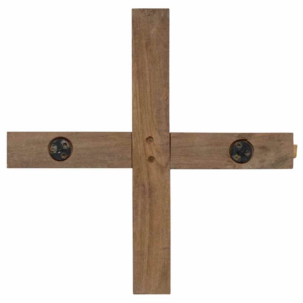 vidaXL Christmas Tree Brown 90 cm Solid teak wood