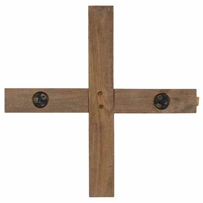 vidaXL Christmas Tree Brown 90 cm Solid teak wood