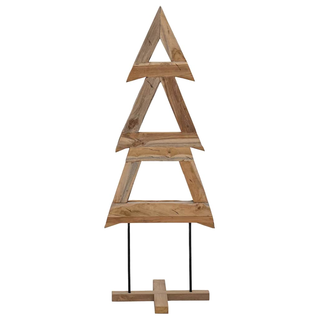 vidaXL Christmas Tree Brown 90 cm Solid teak wood