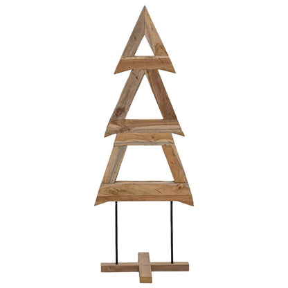 vidaXL Christmas Tree Brown 90 cm Solid teak wood