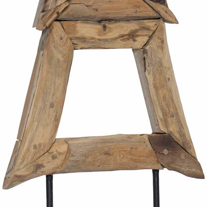 vidaXL Christmas Tree Brown 120 cm Solid teak wood