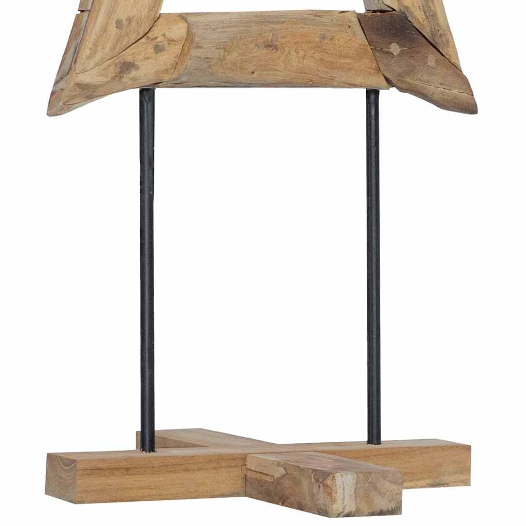 vidaXL Christmas Tree Brown 120 cm Solid teak wood