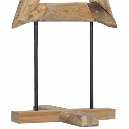 vidaXL Christmas Tree Brown 120 cm Solid teak wood