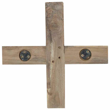 vidaXL Christmas Tree Brown 120 cm Solid teak wood