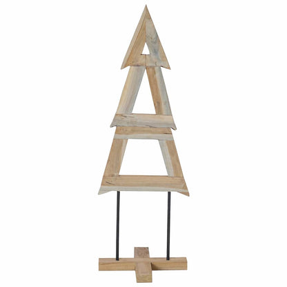 vidaXL Christmas Tree Brown 120 cm Solid teak wood