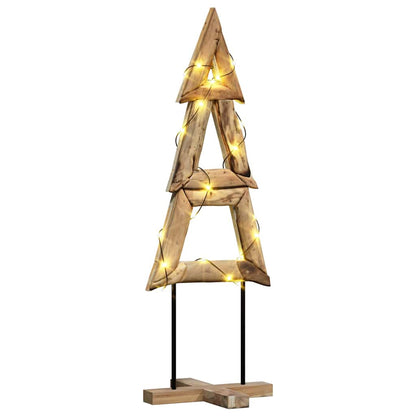 vidaXL Christmas Tree Brown 120 cm Solid teak wood