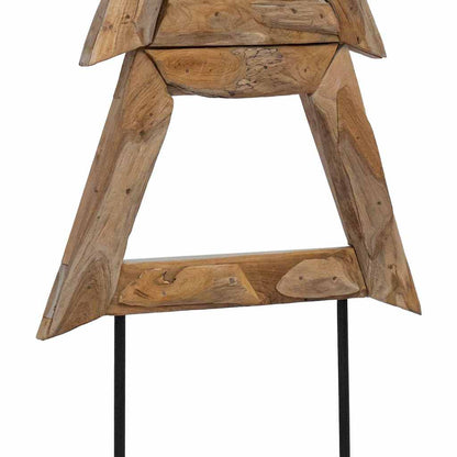 vidaXL Christmas Tree Brown 149.5 cm Solid teak wood