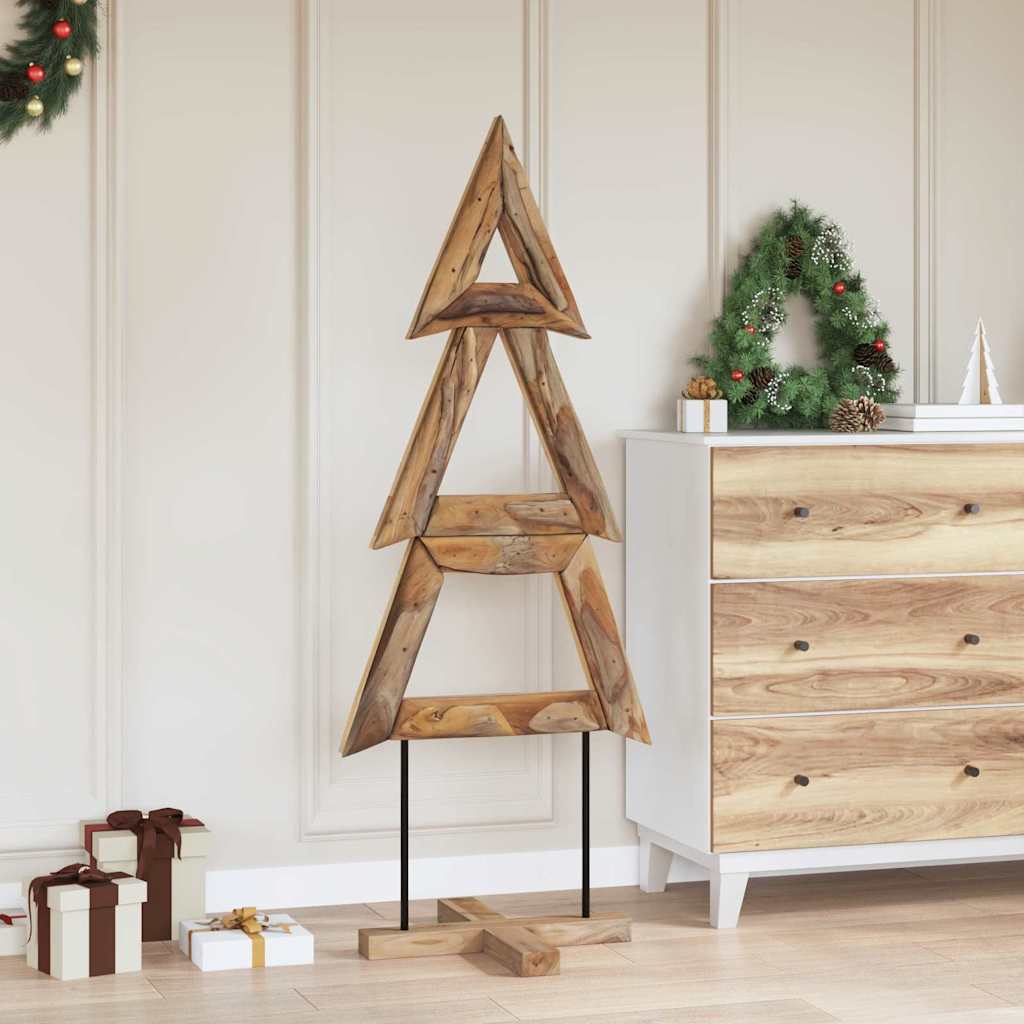 vidaXL Christmas Tree Brown 149.5 cm Solid teak wood