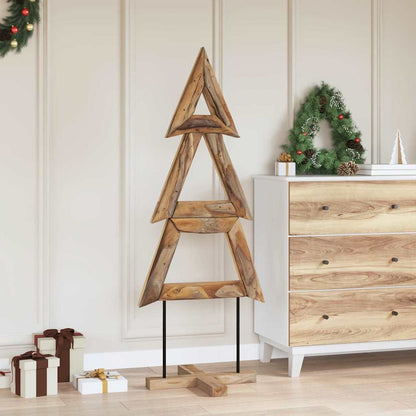 vidaXL Christmas Tree Brown 149.5 cm Solid teak wood