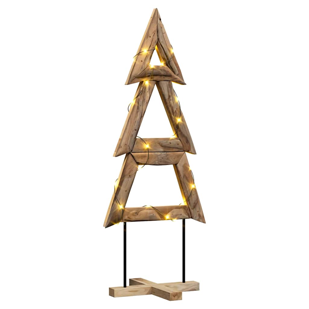 vidaXL Christmas Tree Brown 149.5 cm Solid teak wood