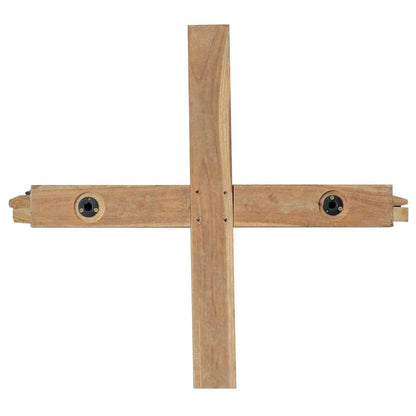 vidaXL Christmas Tree Brown 181 cm Solid teak wood