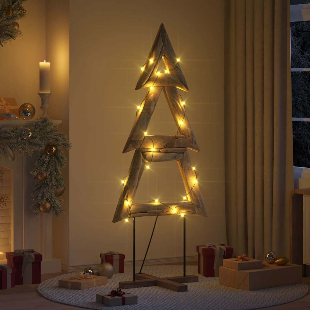 vidaXL Christmas Tree Brown 181 cm Solid teak wood