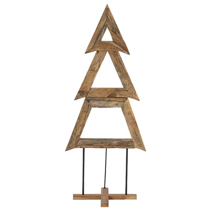 vidaXL Christmas Tree Brown 181 cm Solid teak wood