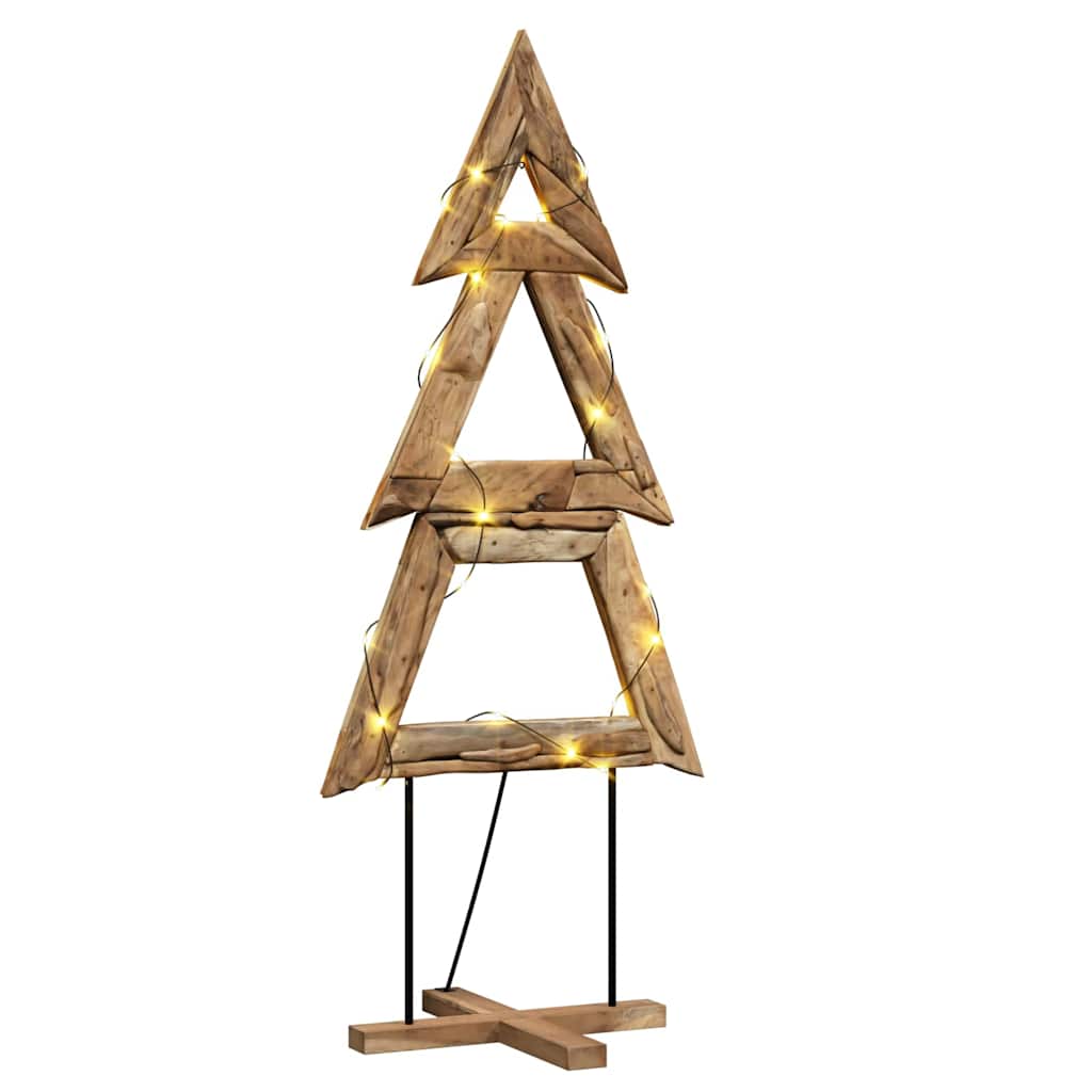 vidaXL Christmas Tree Brown 181 cm Solid teak wood