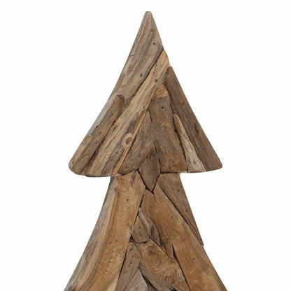 vidaXL Christmas Tree with Stand Brown 151 cm Solid teak wood