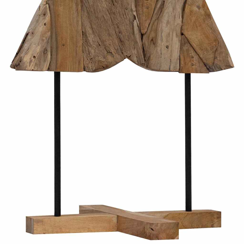 vidaXL Christmas Tree with Stand Brown 151 cm Solid teak wood